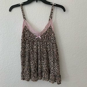 Cheetah Lingerie Top